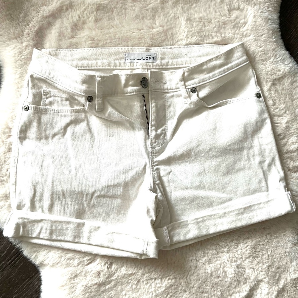 LOFT White Denim Women's Shorts